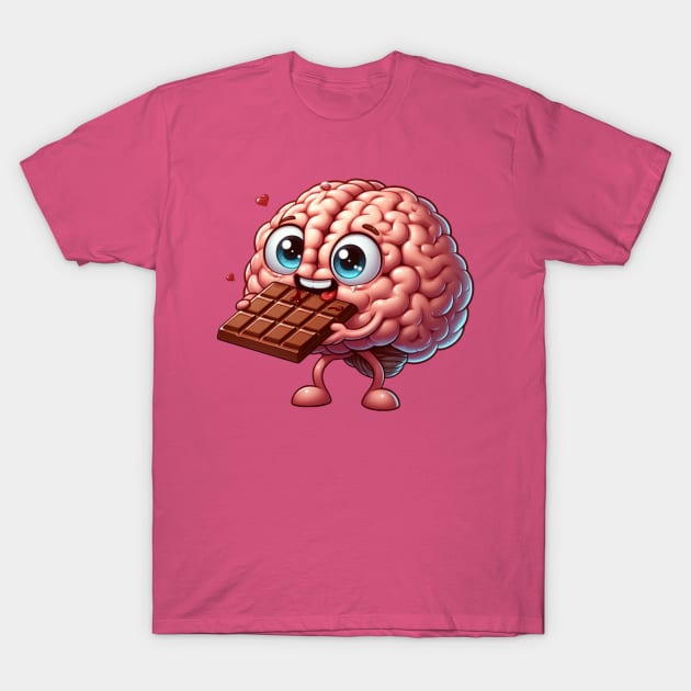 Brain Needs Chocolate T-Shirt by Dmytro